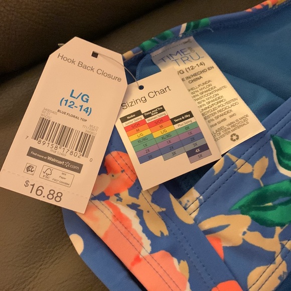 NWT bikini top by Time and Tru brand - Picture 5 of 7